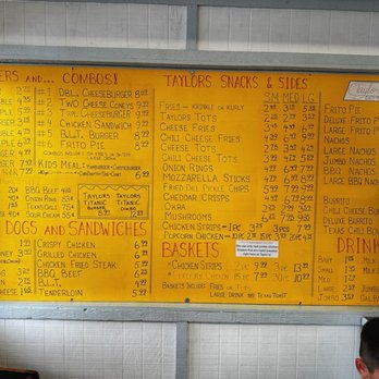 Taylor's Dairy Joy - Part of the menu with lots of choices at great prices. - Ice Cream & Frozen Yogurt Near Me - Lebanon, Missouri Taylor's Dairy Joy - Part of the menu with lots of choices at great prices. - Ice Cream & Frozen Yogurt Near Me - Lebanon, Missouri