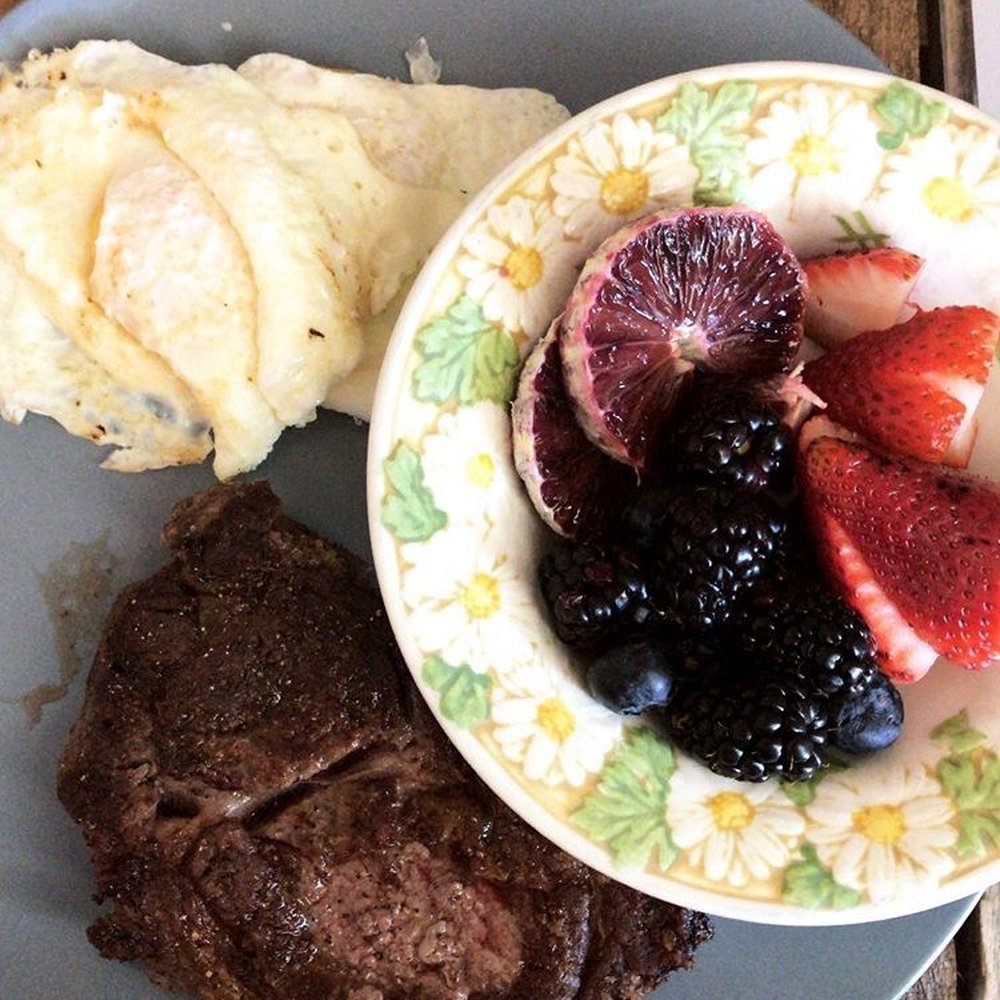 Yonder - Steak and eggs is DELICIOUS. Subbed the potatoes for the fruit salad. SO so good. - Grocery Near Me - Franklin, North Carolina Yonder - Steak and eggs is DELICIOUS. Subbed the potatoes for the fruit salad. SO so good. - Grocery Near Me - Franklin, North Carolina