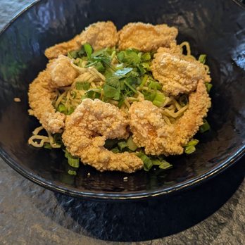 Food Terminal - Honey garlic shrimp noodles - Malaysian Near Me - Chamblee, Georgia