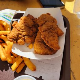 Average chicken strips Average chicken strips