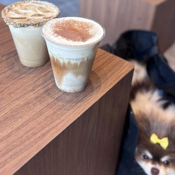 Always Awake Coffee - Nutty Caramel Latte ($8) + Peanut Butter Cream Latte ($8.50) - Coffee & Tea Near Me - San Francisco, California