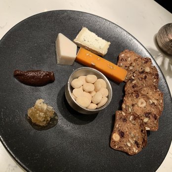 Besa - Artisan Cheese Board daily selection, honey, almonds, fig , toast. - New American Near Me - Detroit, Michigan Besa - Artisan Cheese Board daily selection, honey, almonds, fig , toast. - New American Near Me - Detroit, Michigan