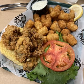 Cantler's Riverside - Fried Oyster Sandwich - Seafood Near Me - Annapolis, Maryland