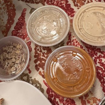 Chopt Creative Salad Co. - Salad dressing and topping that accompanied the salads. - Salad Near Me - Potomac, Maryland