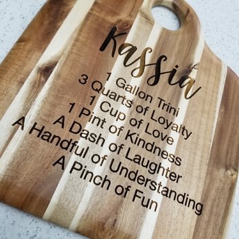The Promo Connect - Engraved cutting board - Engraving Near Me - Miami, Florida The Promo Connect - Engraved cutting board - Engraving Near Me - Miami, Florida