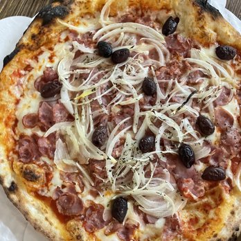 The Doughfellas - Calabresa Pizza - Pizza Near Me - Pompano Beach, Florida