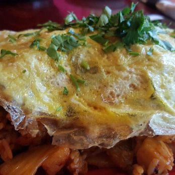Fresh Side - Bibim omelet rice. - Coffee & Tea Near Me - Amherst, Massachusetts