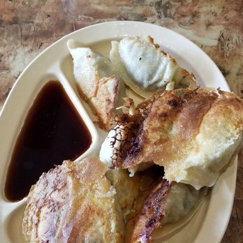 Dumpling King - Pork, chive, shrimp Pan fried dumplings. Very greasy / burnt flavor. I was here once before and loved it, bad day for the chef I guess... - Chinese Near Me - North Miami Beach, Florida Dumpling King - Pork, chive, shrimp Pan fried dumplings. Very greasy / burnt flavor. I was here once before and loved it, bad day for the chef I guess... - Chinese Near Me - North Miami Beach, Florida
