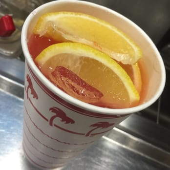 In-N-Out Burger - Pink Lemonade with Lemon SLices - Fast Food Near Me - Milpitas, California In-N-Out Burger - Pink Lemonade with Lemon SLices - Fast Food Near Me - Milpitas, California