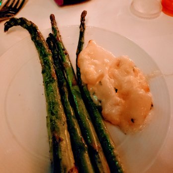 Eddie V's Prime Seafood - Asparagus and au gratin potatoes - Seafood Near Me - Troy, Michigan Eddie V's Prime Seafood - Asparagus and au gratin potatoes - Seafood Near Me - Troy, Michigan