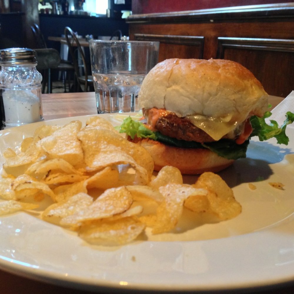 7 West Cafe - Burger with chips - Italian Near Me - Toronto, Ontario 7 West Cafe - Burger with chips - Italian Near Me - Toronto, Ontario