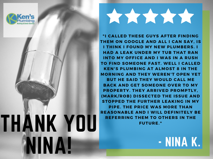 Slide of Ken's Plumbing, Aaron Sewer, Casper Heating