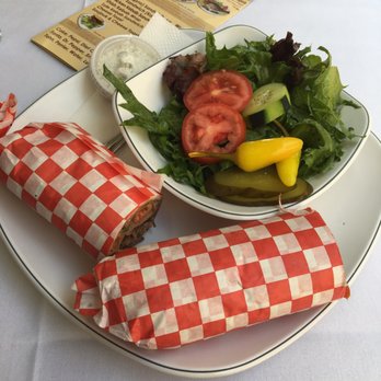 Sevan Garden Kebab House - Doner Wrap with salad - Mediterranean Near Me - Los Angeles, California