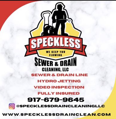 Speckless Sewer & Drain Cleaning Logo