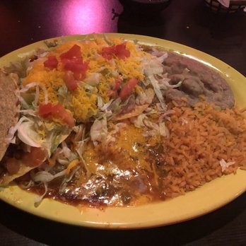 Los Dos Potrillos - Potrillos Plate 1 Taco 1 Tamale 1 Tostada 1 Enchilada - Mexican Near Me - Parker, Colorado Los Dos Potrillos - Potrillos Plate 1 Taco 1 Tamale 1 Tostada 1 Enchilada - Mexican Near Me - Parker, Colorado
