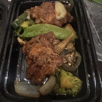 Panda Garden - Hunan Chicken. Big pieces of chicken - Chinese Near Me - Houston, Texas