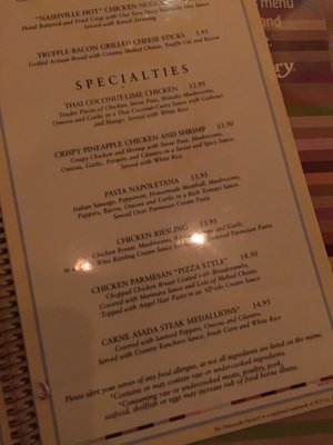 Menu photo 3 The Cheesecake Factory Durham, NC Menu photo 3 The Cheesecake Factory Durham, NC