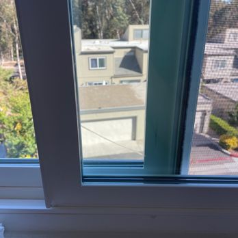JSB Construction - Wax marks that are on the inside of the window where we can't put our hands to reach. All windows on the outside with wax marks. - General Contractors Near Me