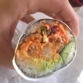 Sushi Burrito - Close up of shrimp lover - Sushi Bars Near Me - Layton, Utah Sushi Burrito - Close up of shrimp lover - Sushi Bars Near Me - Layton, Utah