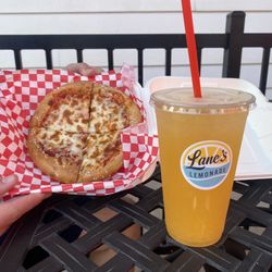 Pretzel Pizza & Orangeade