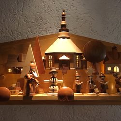 Restaurant Berghof - Local woodworking items