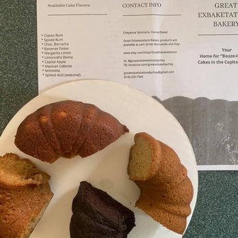 Great Exbaketations Bakery - Cake flight - Capital Apple, Mexican Cafecito, Classic Rum, and Chocolate Borracha - Desserts Near Me Great Exbaketations Bakery - Cake flight - Capital Apple, Mexican Cafecito, Classic Rum, and Chocolate Borracha - Desserts Near Me