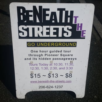 Beneath the Streets - A frame. - Historical Tours Near Me - Seattle, Washington