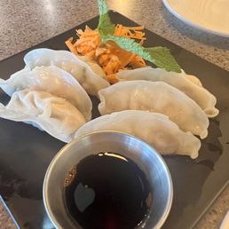 Gyoza, pan fried to perfection