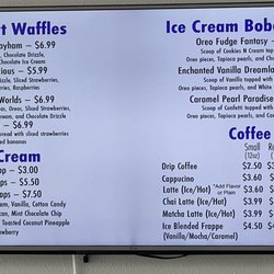 Fantasty Boba - Dessert and Coffee Menu