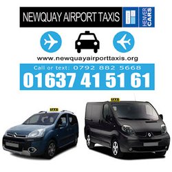 Newquay Airport Taxis - Henver Cars - 4 & 8 seat vehicles available. Need a child seat? Don't forget to ask.