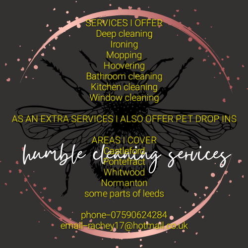 HUMBLE CLEANING SERVICES derwent drive, Castleford, West Yorkshire