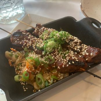 Nouveau Monde - Beef skewers - New American Near Me - Sandy Hook, Connecticut Nouveau Monde - Beef skewers - New American Near Me - Sandy Hook, Connecticut