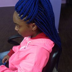 A S African hair braiding shop