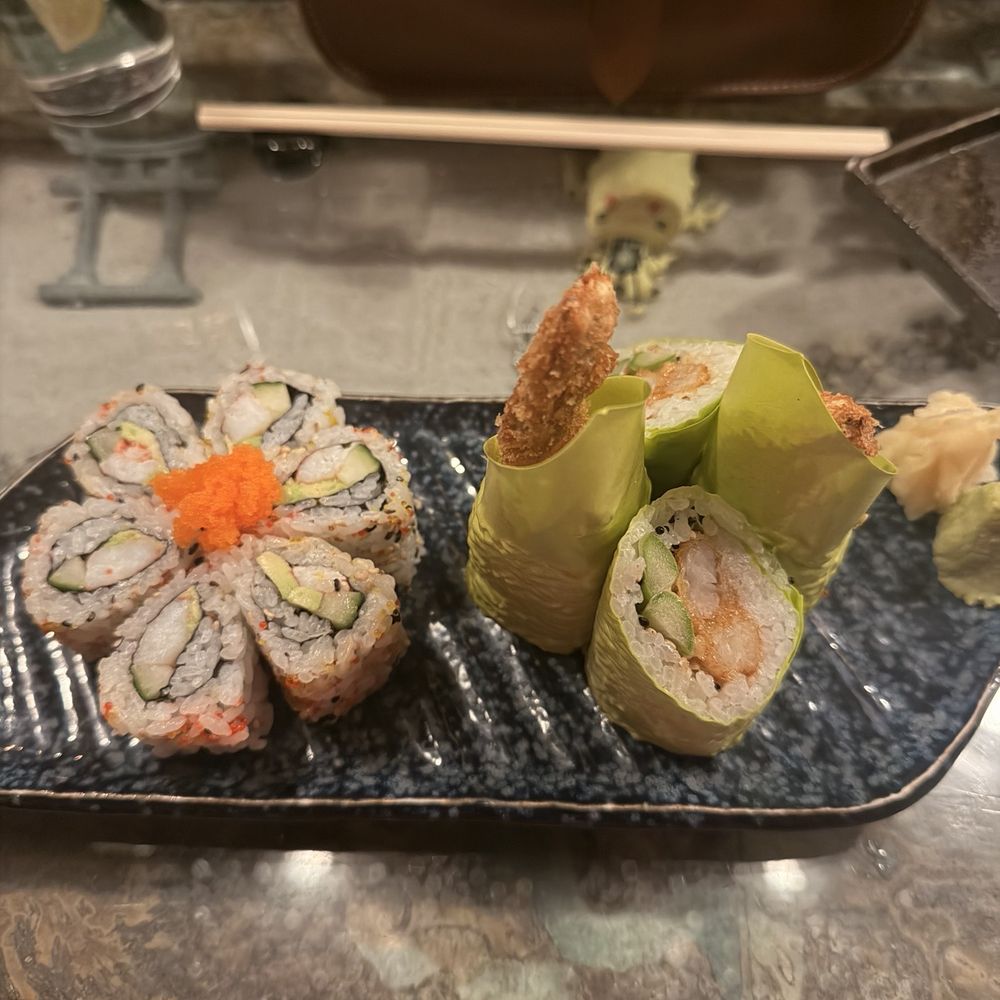 California "Sunshine" and the Jumbo Shrimp Tempura