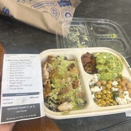 So many items wrong on the build your own salad.