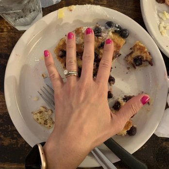 417 Union - For size reference. Lemon Blueberry Pancakes were as big as the plate - Breakfast & Brunch Near Me - Nashville, Tennessee