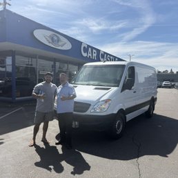 The commercial van we bought.