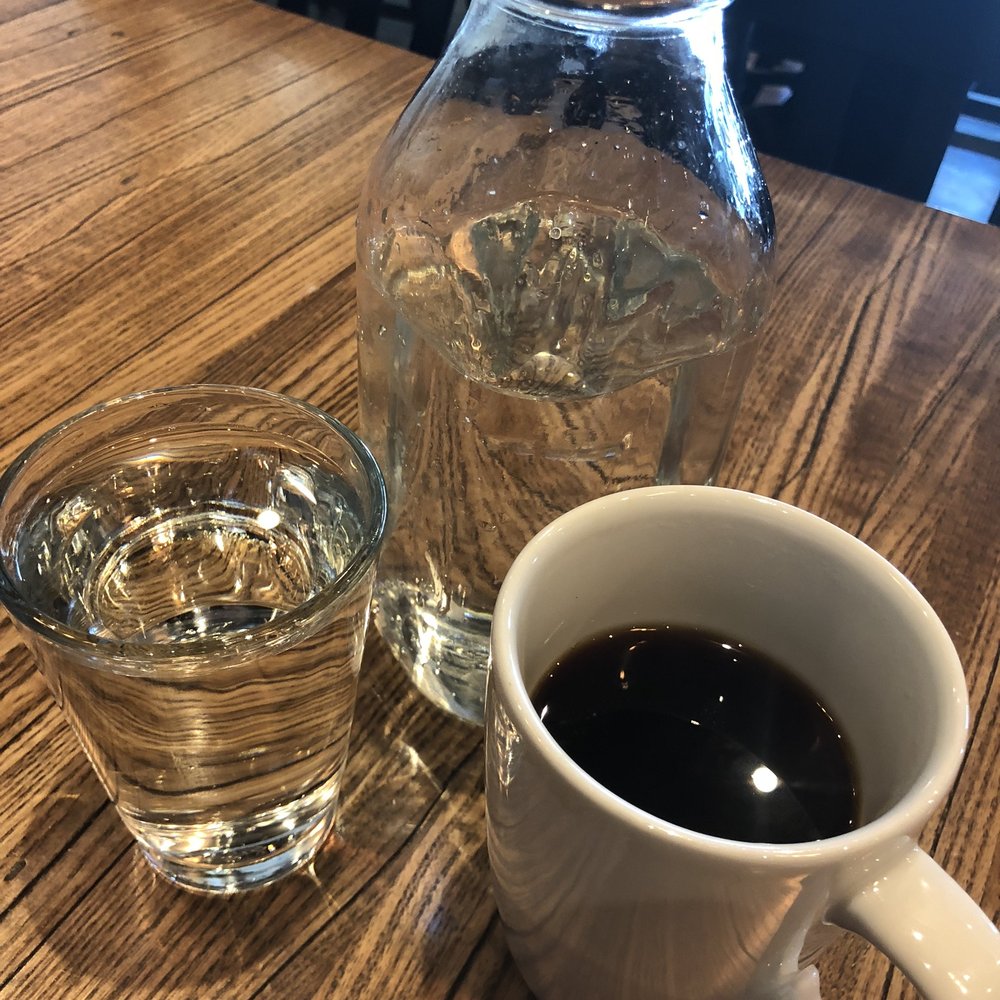 First Watch - quaint but simple touches: milk bottle water pitcher - Breakfast & Brunch Near Me - Houston, Texas First Watch - quaint but simple touches: milk bottle water pitcher - Breakfast & Brunch Near Me - Houston, Texas