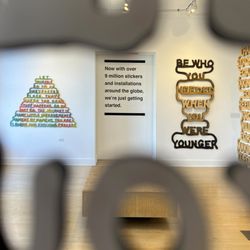 You Are Beautiful - Inspiring text based pieces on display in the You Are Beautiful Gallery.