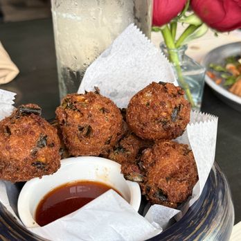 Oreatha's at The Point - Collard Green Hushpuppies - Cocktail Bars Near Me - Atlanta, Georgia Oreatha's at The Point - Collard Green Hushpuppies - Cocktail Bars Near Me - Atlanta, Georgia