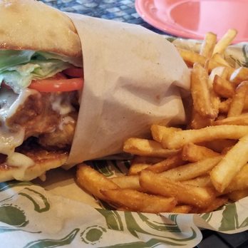 Hops n Drops - Spicy shrimp po'boy - American Near Me - Keizer, Oregon Hops n Drops - Spicy shrimp po'boy - American Near Me - Keizer, Oregon