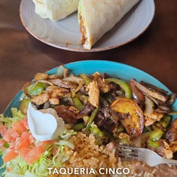 Taqueria Cinco Hermanos - Chicken and steak fajitas and al pastor King burrito - Mexican Near Me - Grayslake, Illinois Taqueria Cinco Hermanos - Chicken and steak fajitas and al pastor King burrito - Mexican Near Me - Grayslake, Illinois