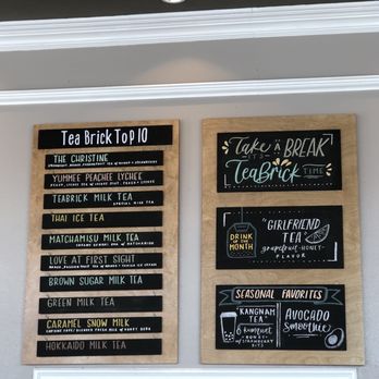Tea Brick - Arcadia - Menu - Bubble Tea Near Me - Arcadia, California Tea Brick - Arcadia - Menu - Bubble Tea Near Me - Arcadia, California