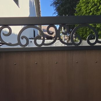 First Impression Ironworks - This is the scroll work at the top of our gate, it look's good doesn't it? - Fences & Gates Near Me - Gilbert, Arizona