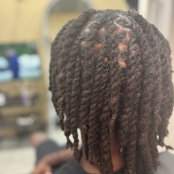 Aira Braids & Locs - Retwist with 2 strand twist - Hair Stylists Near Me - East Point, Georgia Aira Braids & Locs - Retwist with 2 strand twist - Hair Stylists Near Me - East Point, Georgia