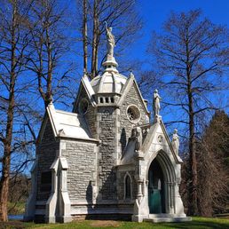 Exterior outside entrance of Spring Grove Cemetery And Arboretum - Cincinnati, Ohio Exterior outside entrance of Spring Grove Cemetery And Arboretum - Cincinnati, Ohio