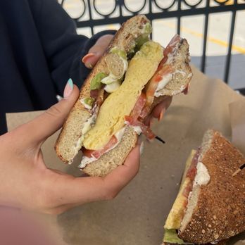 Bagel Stop Cafe - Egg sandwich full egg - Bagels Near Me - Parker, Colorado