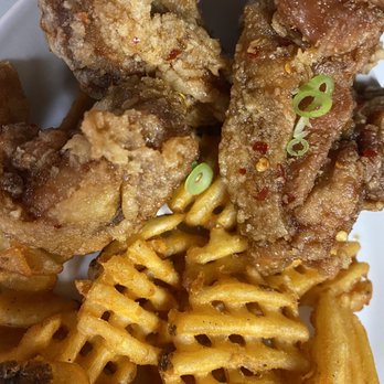 Aiea Bowl - Signature Tasty Chicken and waffle potatoes - Bowling Near Me - Aiea, Hawaii Aiea Bowl - Signature Tasty Chicken and waffle potatoes - Bowling Near Me - Aiea, Hawaii