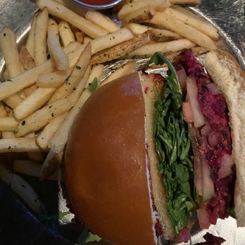 Eureka! - Veggie Beet Burger - American Near Me - Roseville, California Eureka! - Veggie Beet Burger - American Near Me - Roseville, California