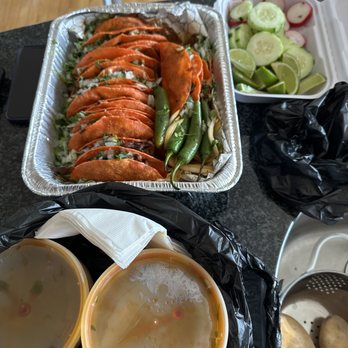 Tacos El Pariente - Birria Tacos Family Platter - Food Trucks Near Me - Germantown, Maryland
